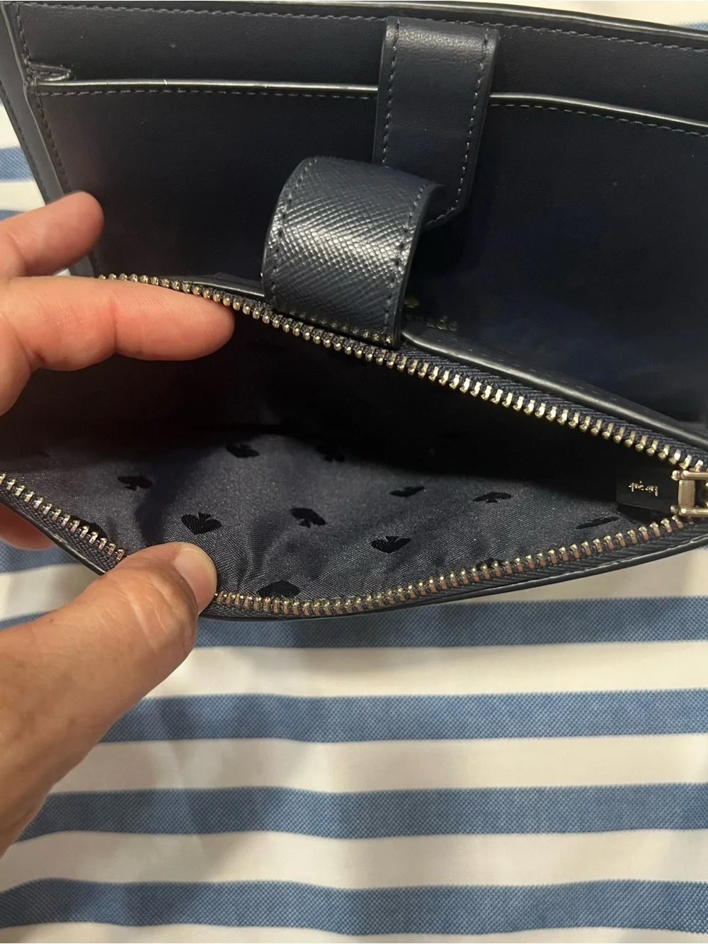 kate spade Cream Cherry-Print Wristlet